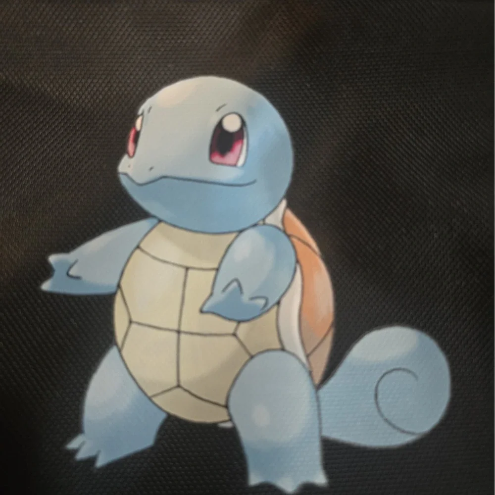 Brand New Squirtle Black Multipocket Messenger Bag, Laptop Bag, Pokemon